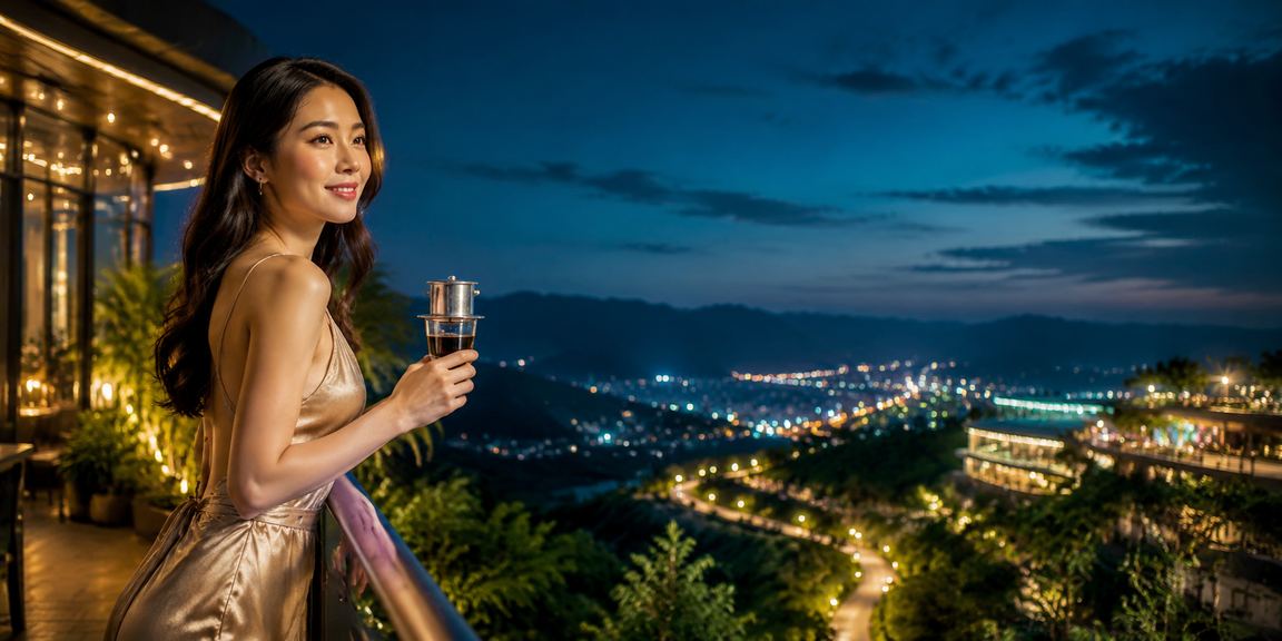 Không gian cà phê Buôn Ma Thuột minh họa người dùng xem bóng rổ và game giải trí