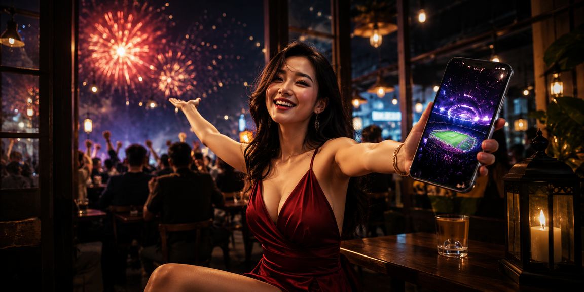 Quán cà phê Hà Nội minh họa người dùng phân biệt thể thao và xổ số trên mobile